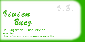 vivien bucz business card